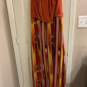 Multi colored maxi